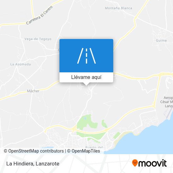 Mapa La Hindiera
