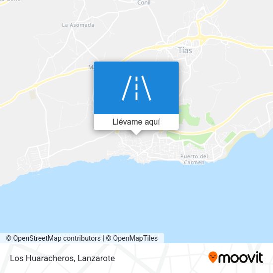 Mapa Los Huaracheros