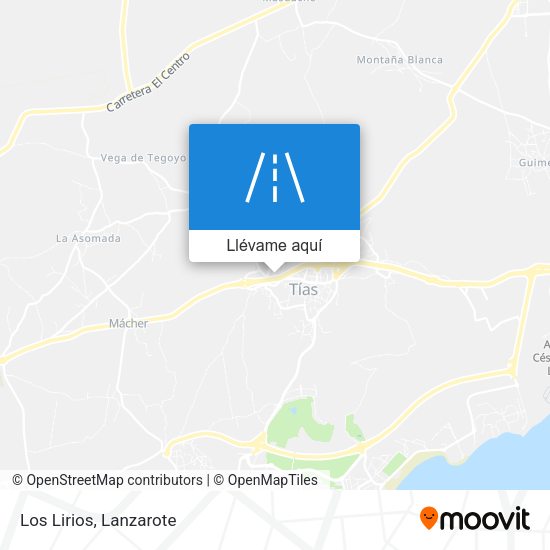 Mapa Los Lirios