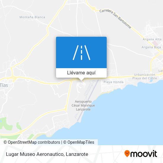 Mapa Lugar Museo Aeronautico