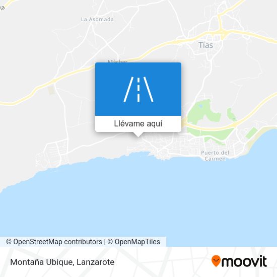 Mapa Montaña Ubique