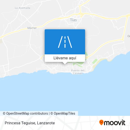 Mapa Princesa Teguise