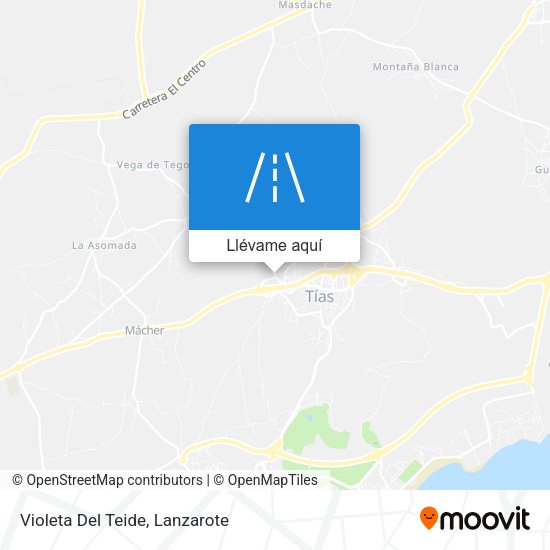 Mapa Violeta Del Teide