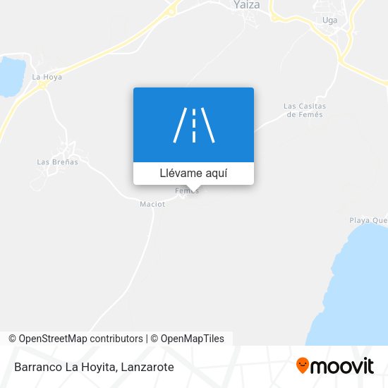 Mapa Barranco La Hoyita