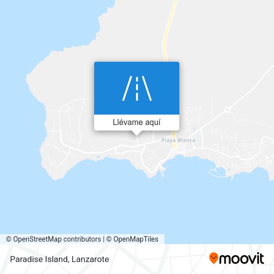 Mapa Paradise Island