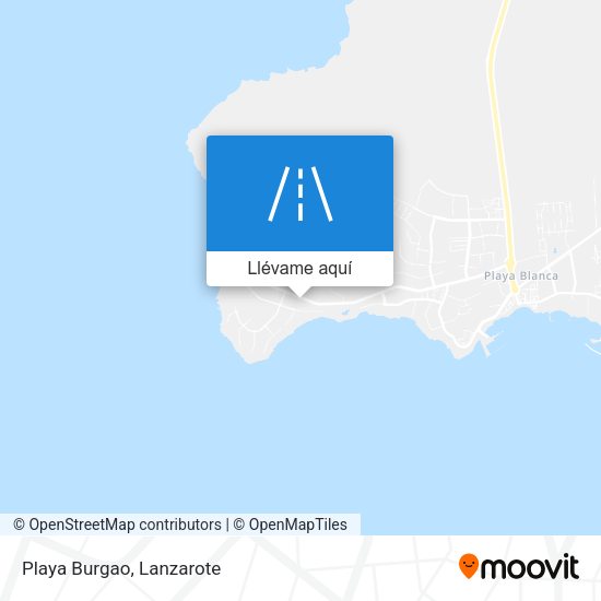 Mapa Playa Burgao