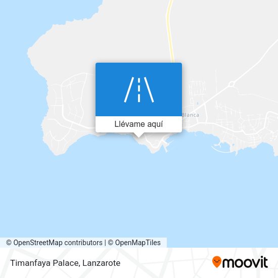 Mapa Timanfaya Palace