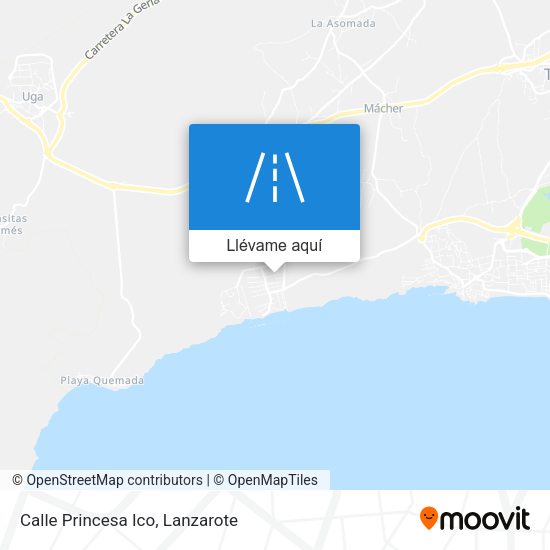 Mapa Calle Princesa Ico