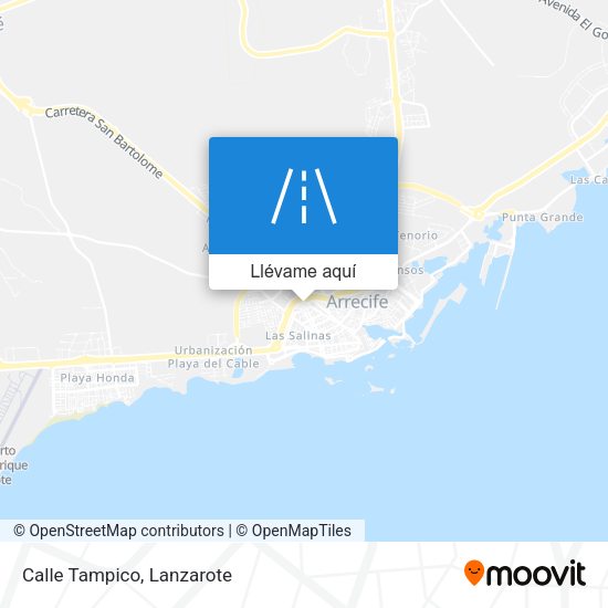 Mapa Calle Tampico