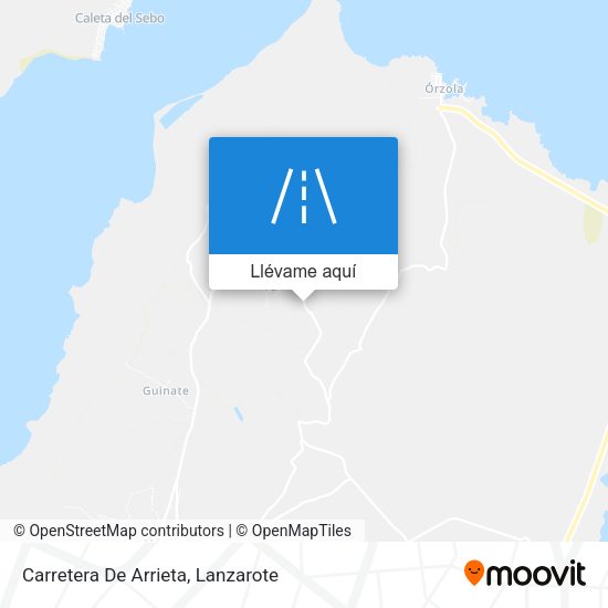 Mapa Carretera De Arrieta