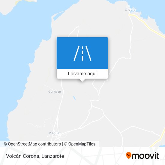Mapa Volcán Corona