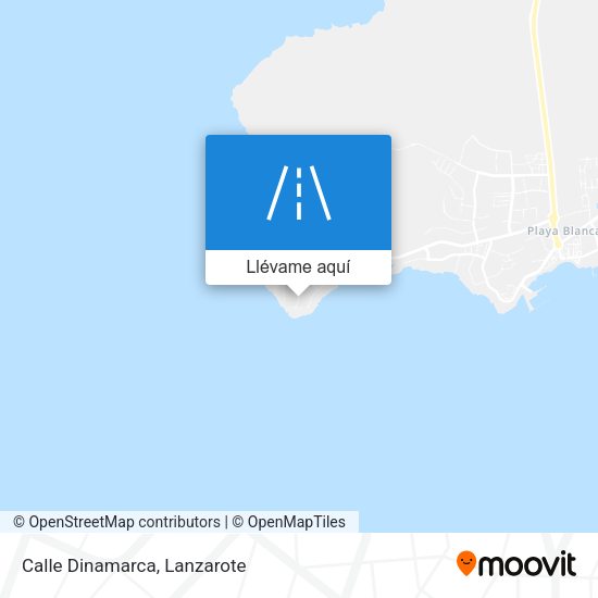 Mapa Calle Dinamarca