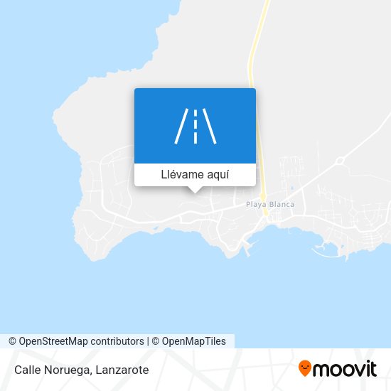 Mapa Calle Noruega