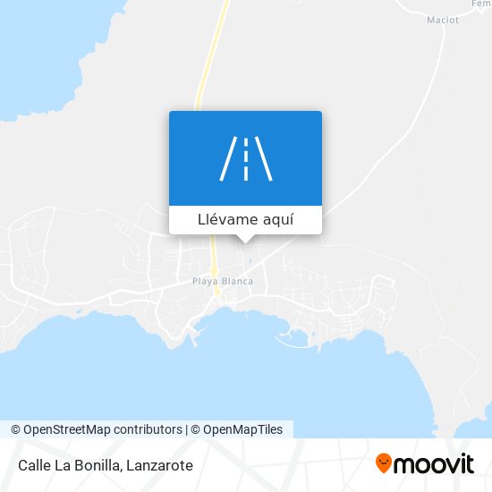 Mapa Calle La Bonilla