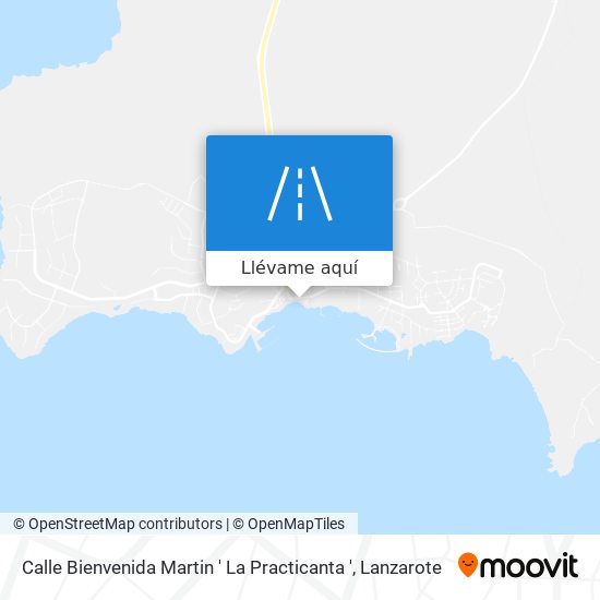Mapa Calle Bienvenida Martin ' La Practicanta '