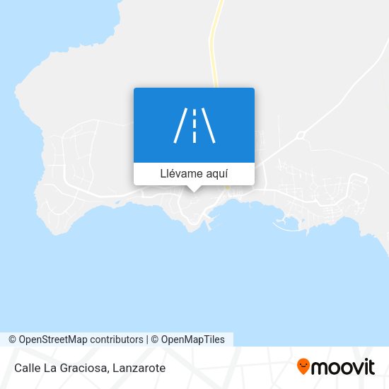 Mapa Calle La Graciosa
