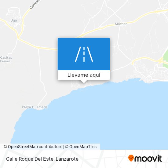 Mapa Calle Roque Del Este