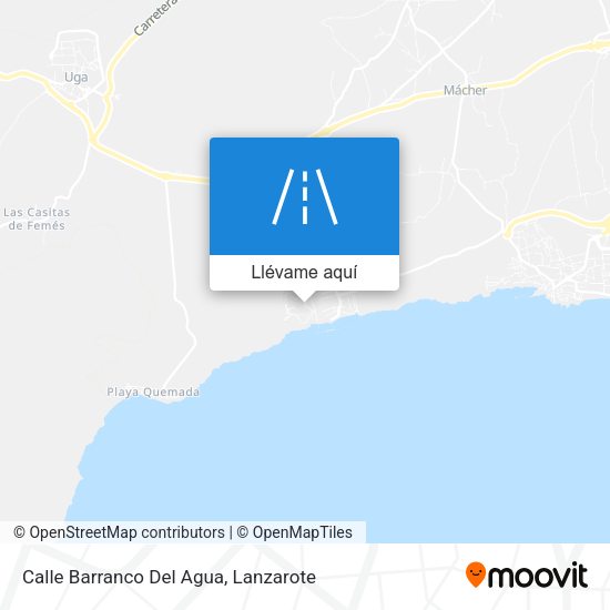 Mapa Calle Barranco Del Agua
