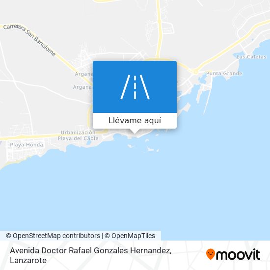 Mapa Avenida Doctor Rafael Gonzales Hernandez