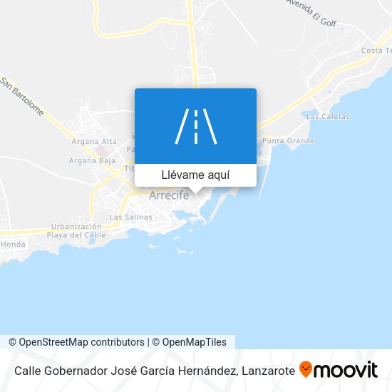 Mapa Calle Gobernador José García Hernández