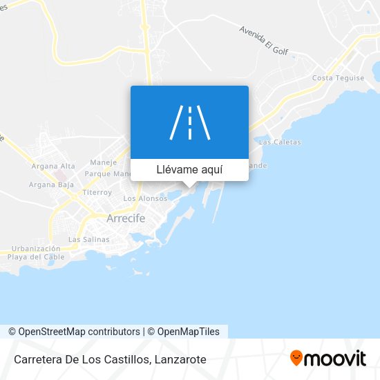 Mapa Carretera De Los Castillos