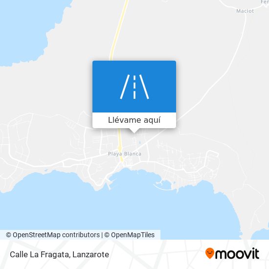 Mapa Calle La Fragata