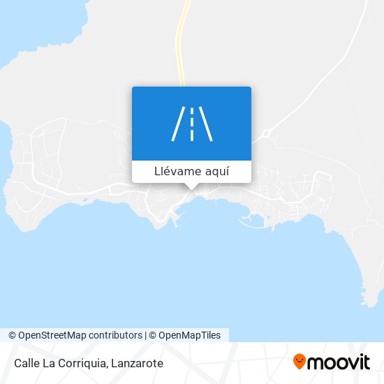 Mapa Calle La Corriquia