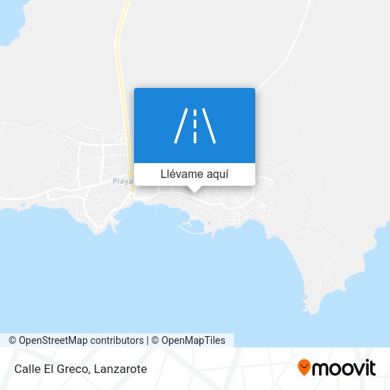 Mapa Calle El Greco