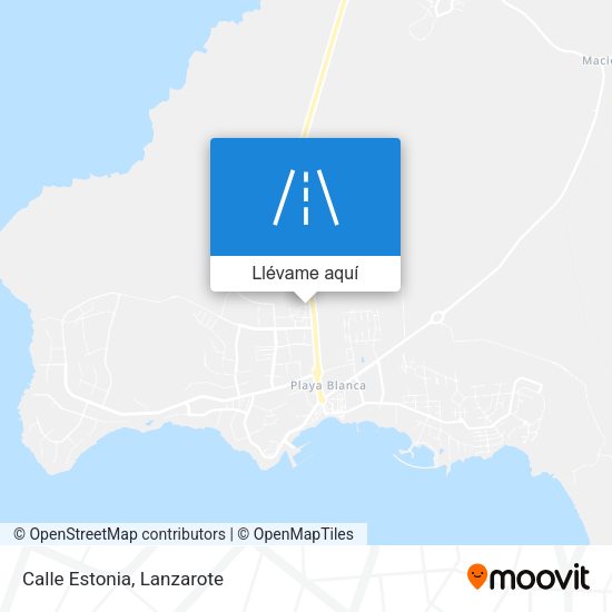 Mapa Calle Estonia