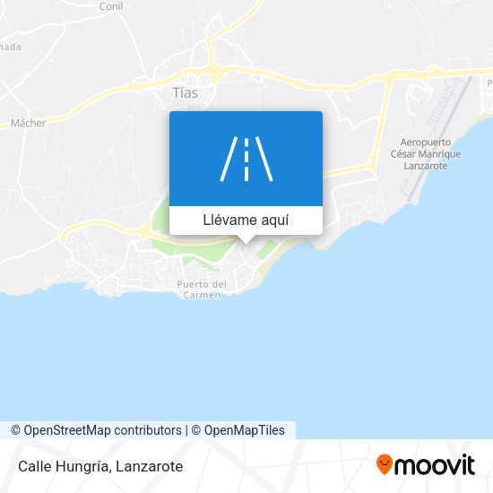 Mapa Calle Hungría