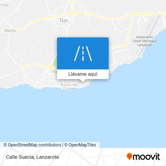 Mapa Calle Suecia