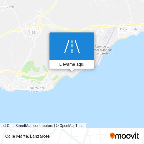 Mapa Calle Marte