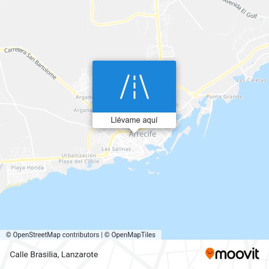 Mapa Calle Brasilia