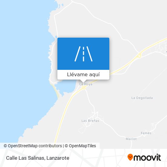 Mapa Calle Las Salinas
