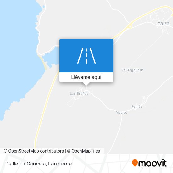 Mapa Calle La Cancela