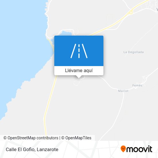 Mapa Calle El Gofio