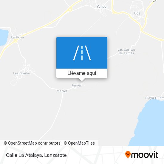 Mapa Calle La Atalaya