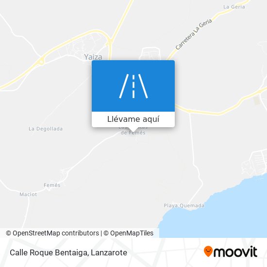Mapa Calle Roque Bentaiga