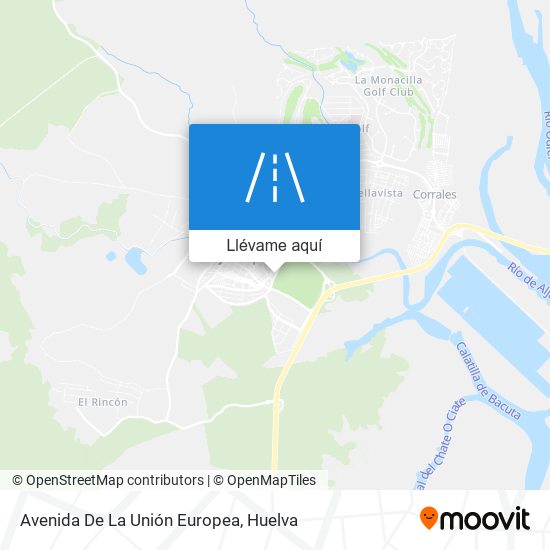 Mapa Avenida De La Unión Europea