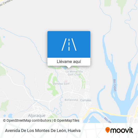 Mapa Avenida De Los Montes De León