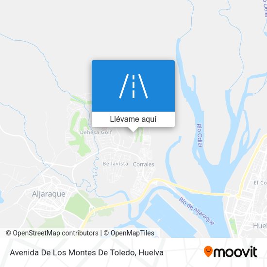 Mapa Avenida De Los Montes De Toledo