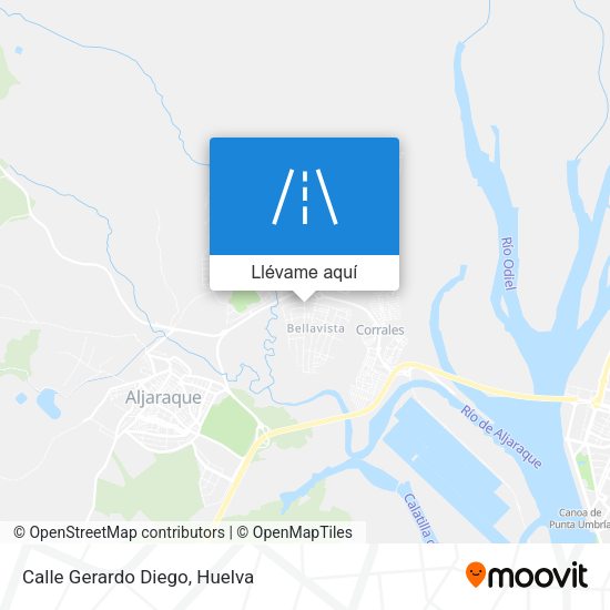 Mapa Calle Gerardo Diego