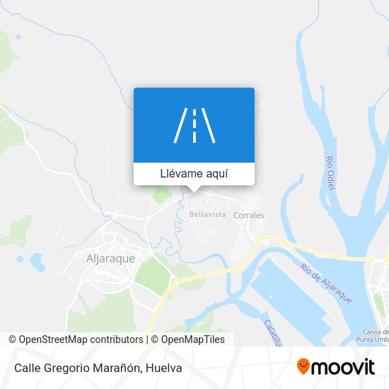Mapa Calle Gregorio Marañón