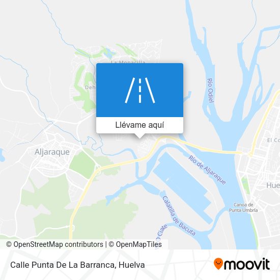 Mapa Calle Punta De La Barranca