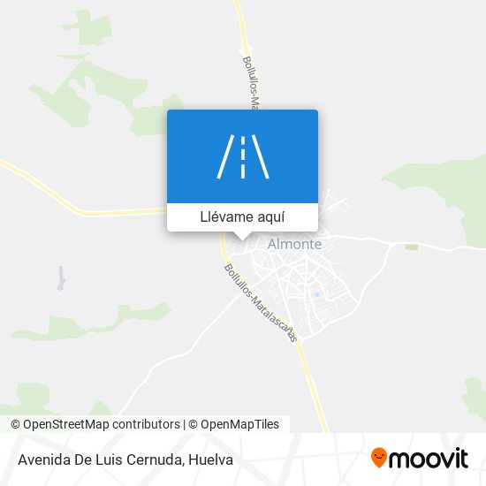 Mapa Avenida De Luis Cernuda