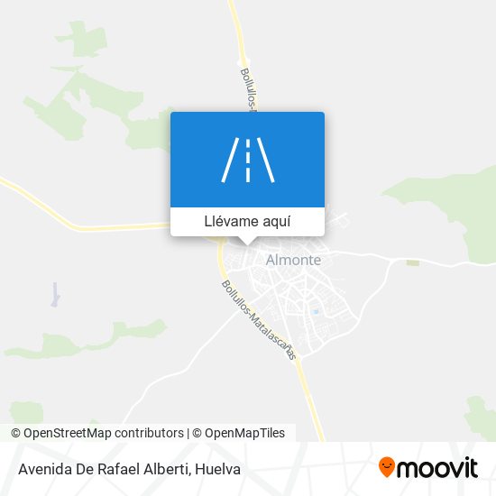 Mapa Avenida De Rafael Alberti