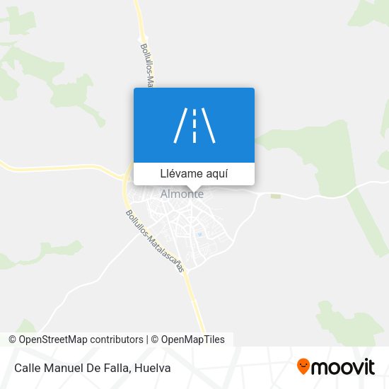 Mapa Calle Manuel De Falla