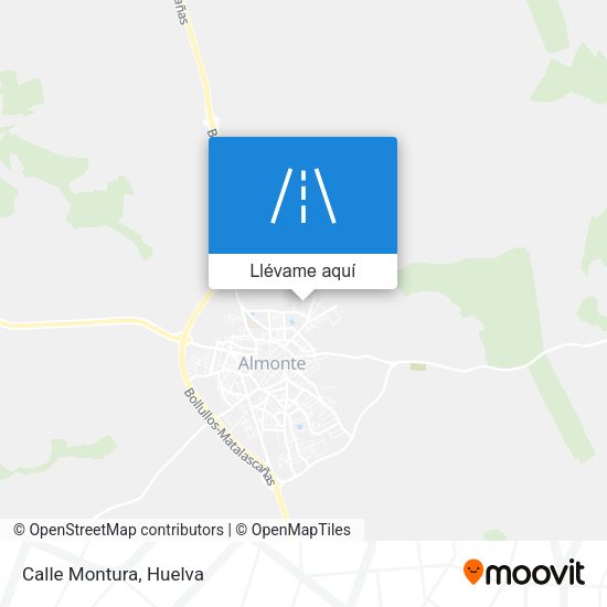 Mapa Calle Montura