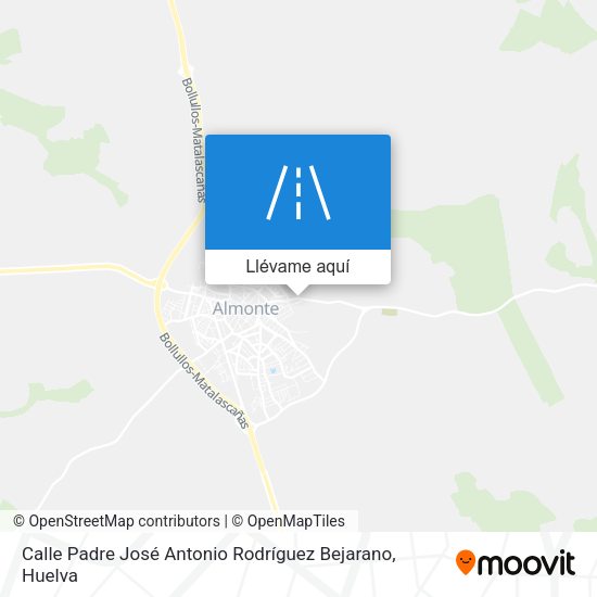 Mapa Calle Padre José Antonio Rodríguez Bejarano