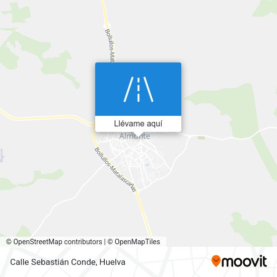 Mapa Calle Sebastián Conde